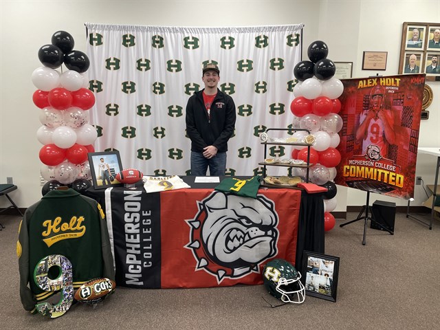 Harleton’s Holt signs to continue academic, athletic career at McPherson College